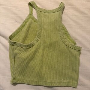 Light green going out top